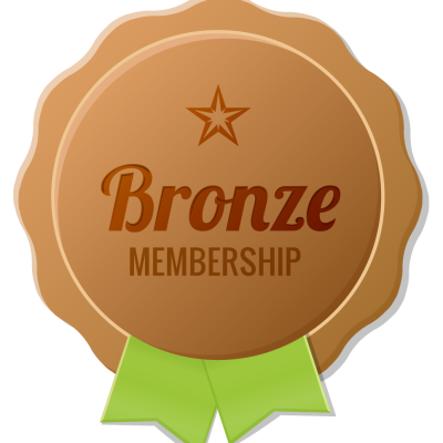 Brozen membership badge