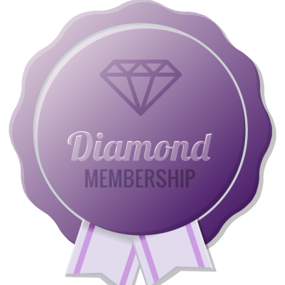 Diamond membership badge