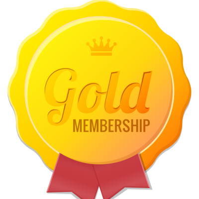 VIP Gold membership badge